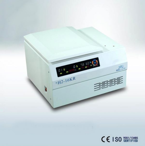 H2-16KR Настольная высокоскоростная центрифуга с охлаждением 6x50 мл, 16500 об/мин