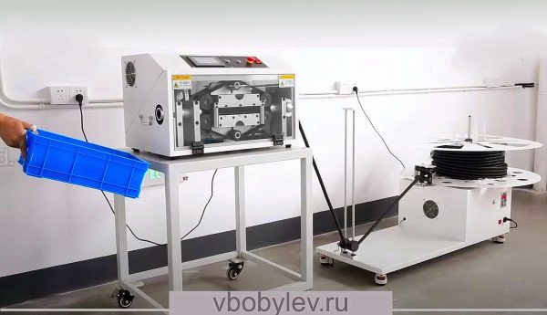 YH-400/01 станок-автомат для резки пластиковой и гофрированной трубы диаметром 4-38 мм