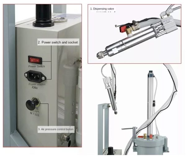 WT-2600ML Полуавтоматический дозатор для нанесения силиконового клея 