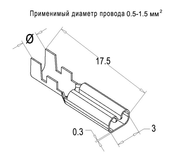 DJ621-D2.3A Пружинная клемма в рулоне