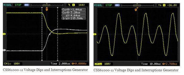 CSS61000-11 Генератор провалов напряжения и прерываний на vbobylev.ru