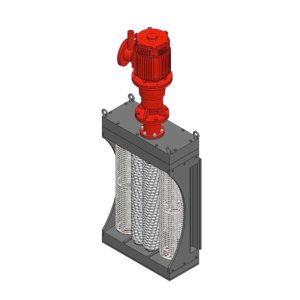 YCFC-D1100 канализационные дробилки с двумя барабанами, расход 1100~6700 м3/ч