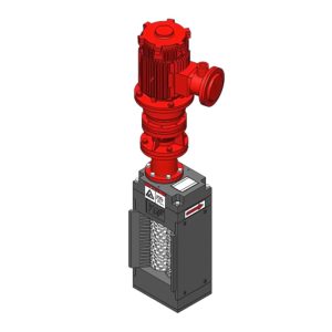 YCFC-N120 канализационная дробилка с одним барабаном, расход 120 м3/ч