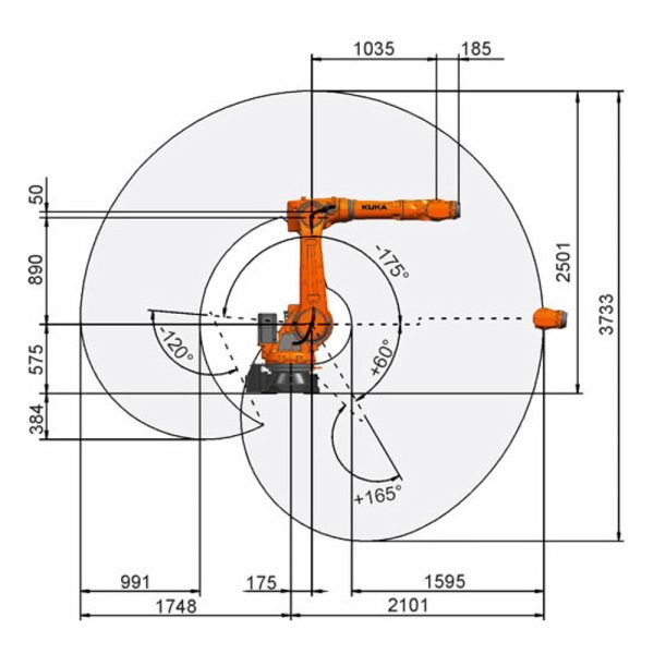 KUKA KR70 R2100-2 промышленный робот-манипулятор