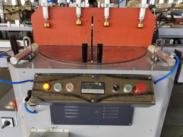 LSJ-500 станок для резки алюминиевого профиля под углом 90 и 45 градусов