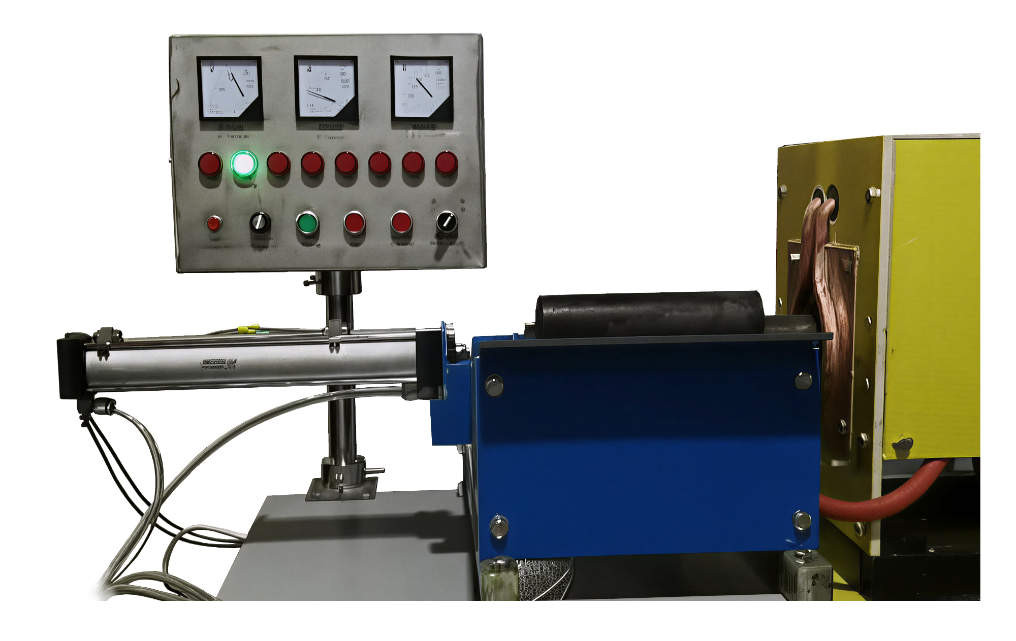 GS-ZP-200KW Полуавтоматическая индукционная кузнечная печь для прутка φ20x2000 мм