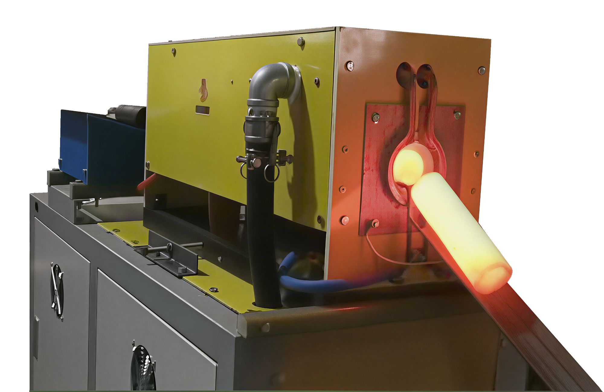 GS-ZP-200KW Полуавтоматическая индукционная кузнечная печь для прутка φ20x2000 мм