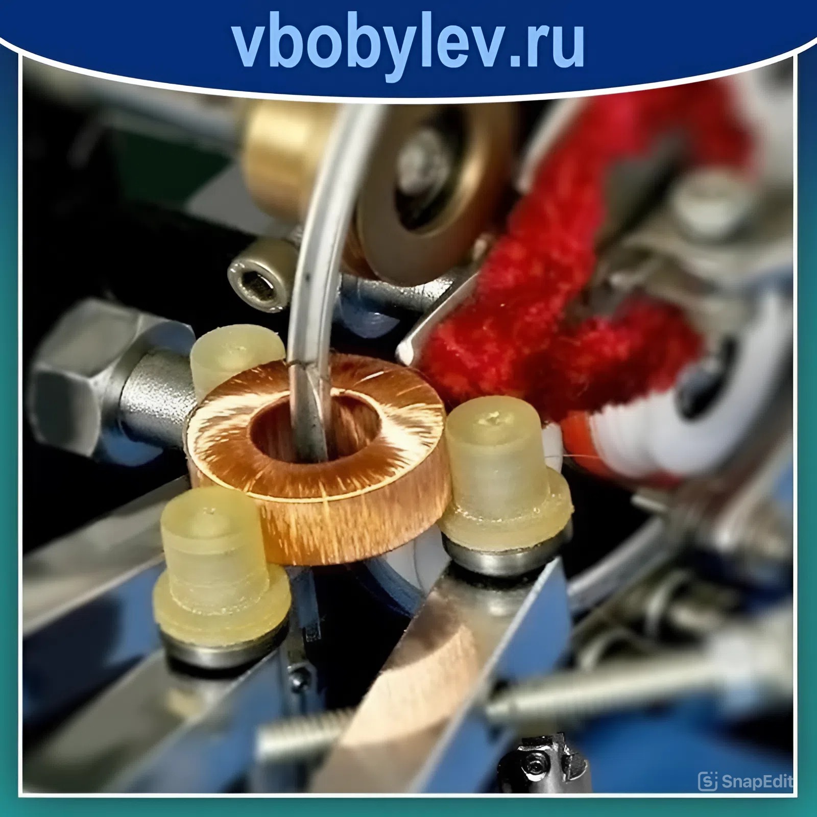 Vacuz Va-07 станок для намотки тороидальных трансформаторов малого и среднего размера