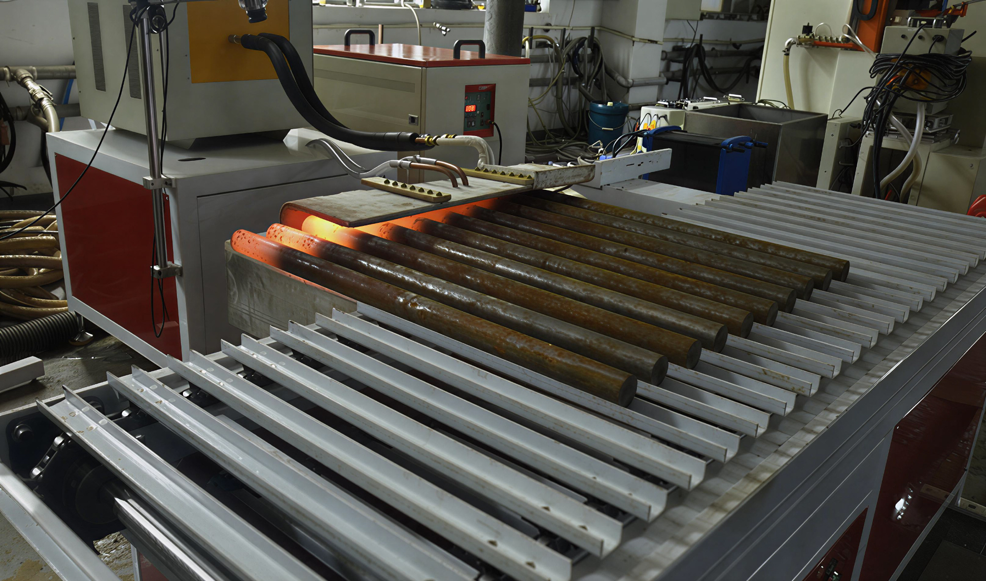 ROCHO-250kWt горизонтальная индукционная кузнечная печь