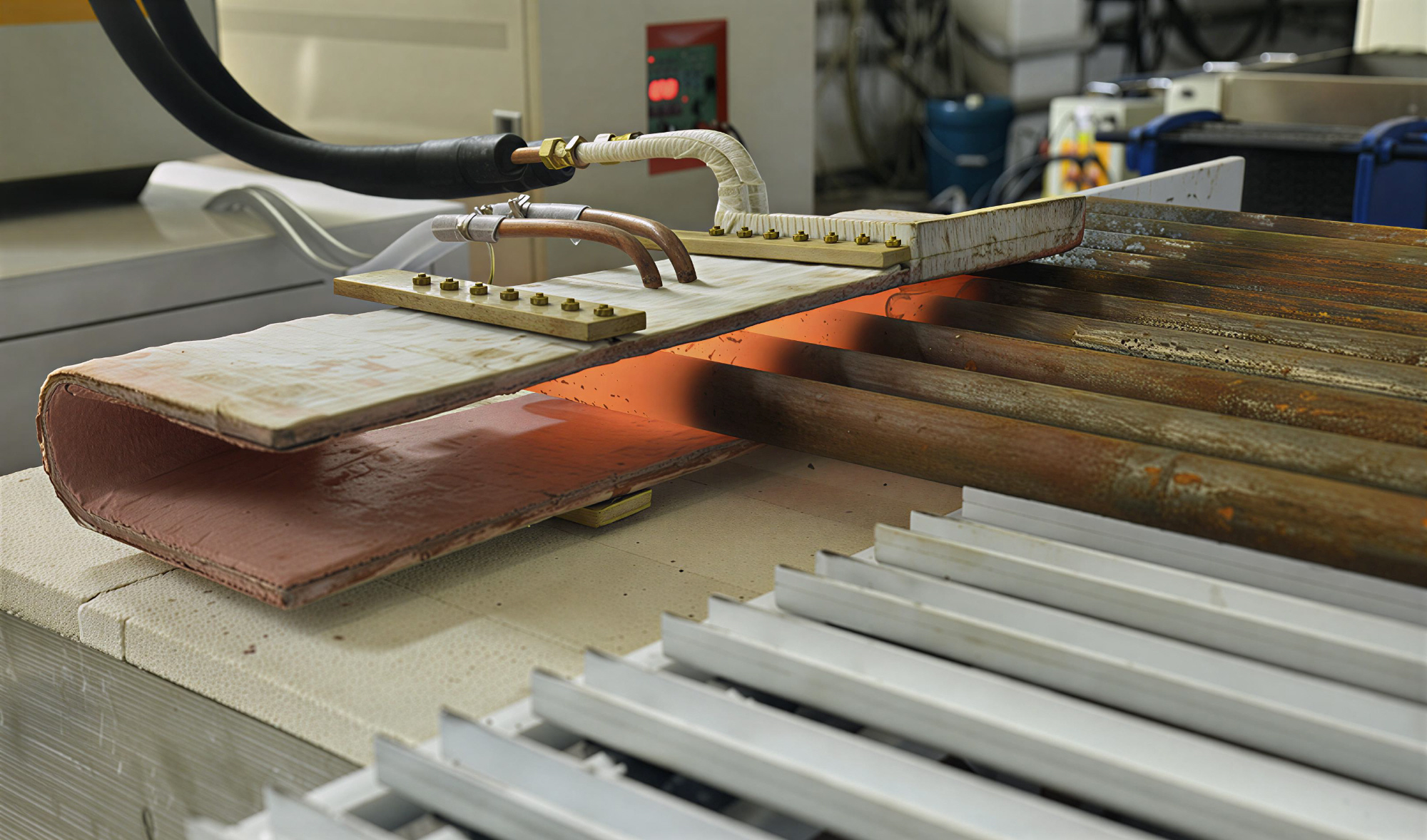 ROCHO-250kWt горизонтальная индукционная кузнечная печь