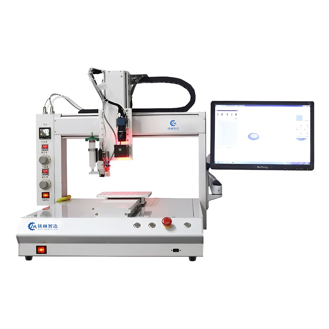 GM-PT-DJ331ST автоматический дозатор клея с машинным зрением с ПЗС-камерой