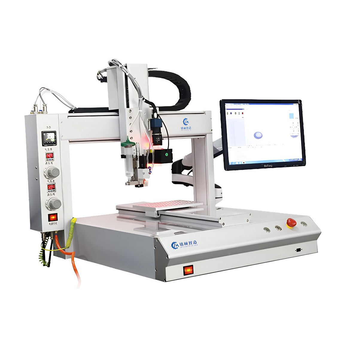 GM-PT-DJ331ST автоматический дозатор клея с машинным зрением с ПЗС-камерой